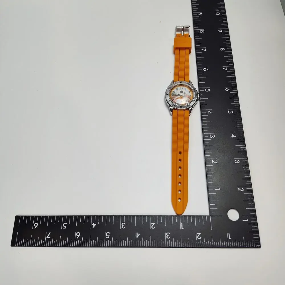 Disney Star Wars BB-8 Learning Watch Orange Strap Labeled Hands